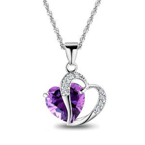 Ожерелье для женщин Город Липецк Топ-мода-флэш-класс-женщины-девушки-дамы-сердца-кристалл-аметист-макси-себе-ожерелье-ювелирные-изделия-для.jpg